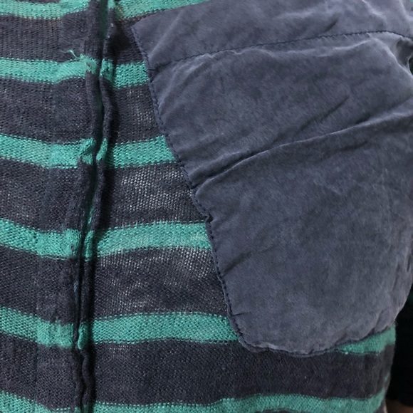 Free People Striped Tunic with Silk Large - Picture 4 of 10